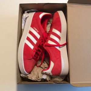 Red campus adidas size 8.5
